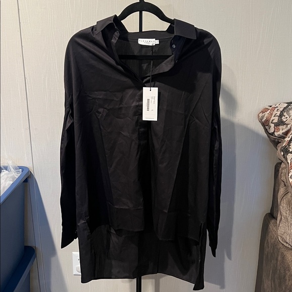 Harshman Tops - Black Women's Top by Theory